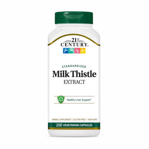 21st Century, Milk Thistle Extract, 200 Caps