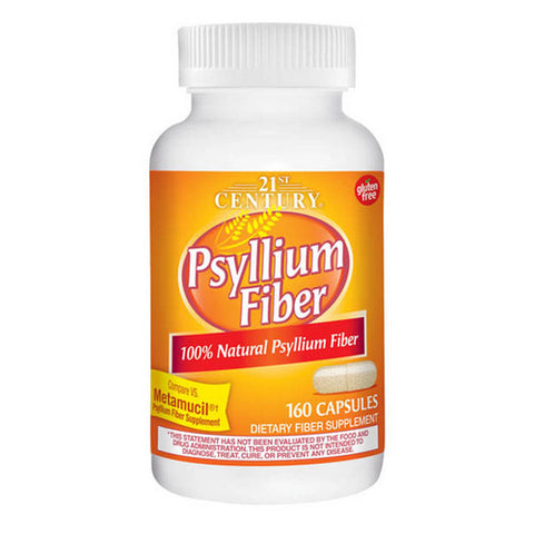 21st Century, Psyllium Caps, 160 Caps