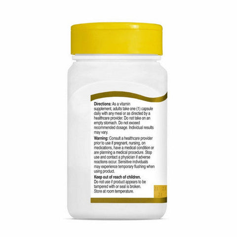 21st Century, Niacin Flush Free, 500 Mg, 110 Caps 21st Century