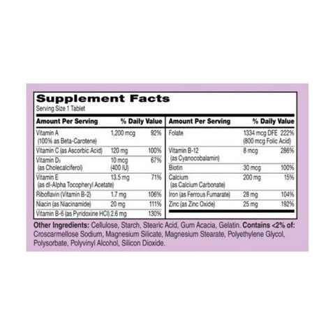 21st Century, Prenatal With Folic Acid, 60 Tabs 21st Century