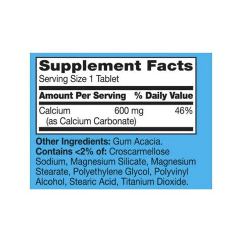 21st Century, Calcium Supplement, 600 mg, 75 Tabs 21st Century