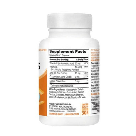21st Century, Healthy Eyes Lutein, 60 Caps 21st Century