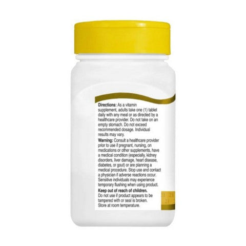 21st Century, Niacin, 500mg, 100 Tabs 21st Century