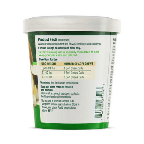 Pet NC, Calming Aid for Dogs, 120 Soft Chews