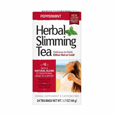 21st Century, Herbal Slimming Tea Peppermint, Peppermint 24 Bags