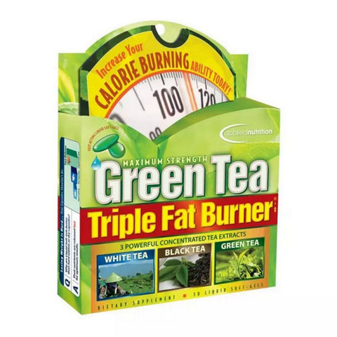 Applied Nutrition, Maximum Strength Green Tea Triple Fat Burner, 30 Liquid Softgels