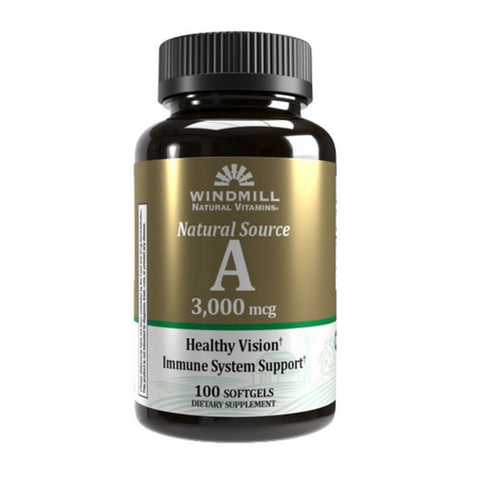 Vitamin A 10000 IU 100 Softgels by Windmill Health