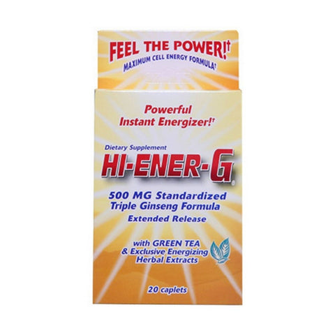 Hi-Ener-G 20 Caplets by Windmill Health