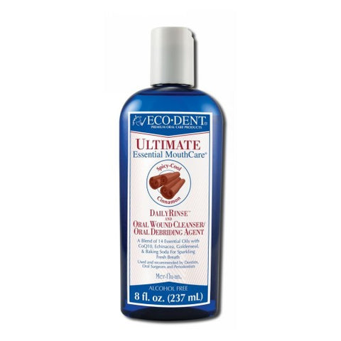 Eco-Dent, Ultimate Essential Mouthcare Rinse, Spicy-Cool Cinnamon 8 Oz