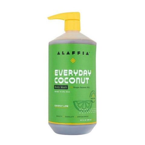 Alaffia, Everyday Coconut Body Wash Coconut Lime, 32 Oz