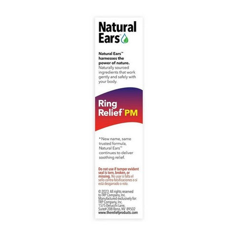 The Relief Products, Ring Relief Ear Drops PM, 10 ml