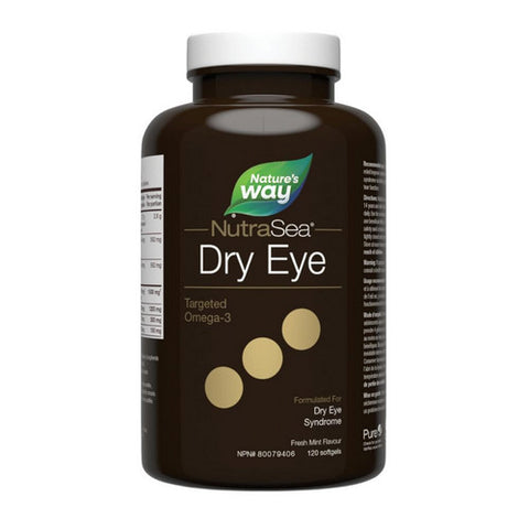 NutraSea Dry Eye Targeted Omega-3 Fresh Mint 120 Softgels by NutraSea
