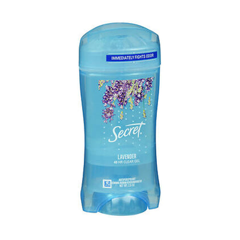 Secret, Antiperspirant - Deodorant Clear Gel Lavender, 2.6 Oz