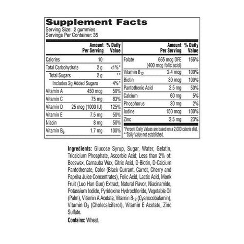 One A Day, Women'S Vitacraves Multivitamin, 70 Gummies One A Day