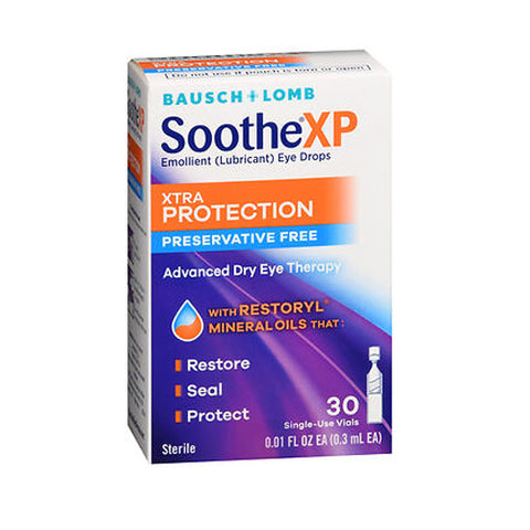 Bausch + Lomb, Soothe XP Xtra Protection Eye Drops Preservative Free, 30 Each