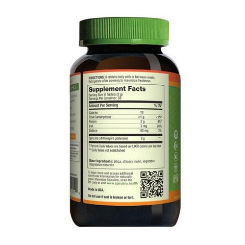 Nutrex Hawaii, Pure Hawaiian Spirulina, 500 MG, 200 Tabs