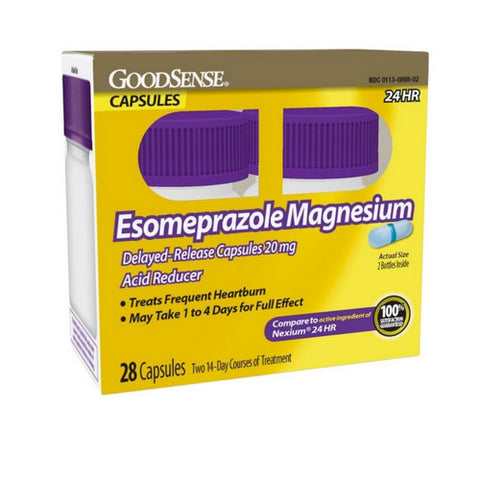 Good Sense, Esomeprazole Magnesium, 20 mg, 28 Tabs