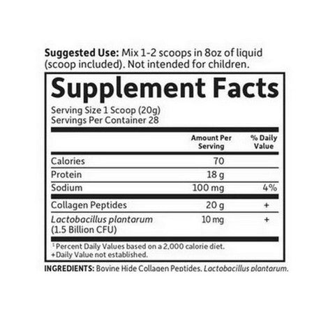 Garden of Life, Grass Fed Collagen Peptides Unflavored, 19.75 Oz Garden of Life