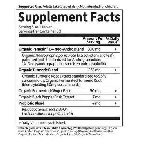 Garden of Life, Organics Turmeric Pain Relief, 30 Vegan Tabs Garden of Life