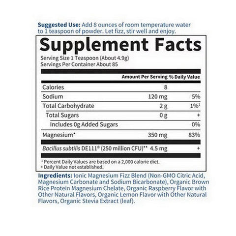Garden of Life, Dr. Formulated Magnesium Powder, Raspberry Lemon, 14.9 Oz Garden of Life