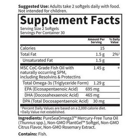 Garden of Life, Dr. Formulated Advanced Omega, Lemon, 60 Softgels Garden of Life