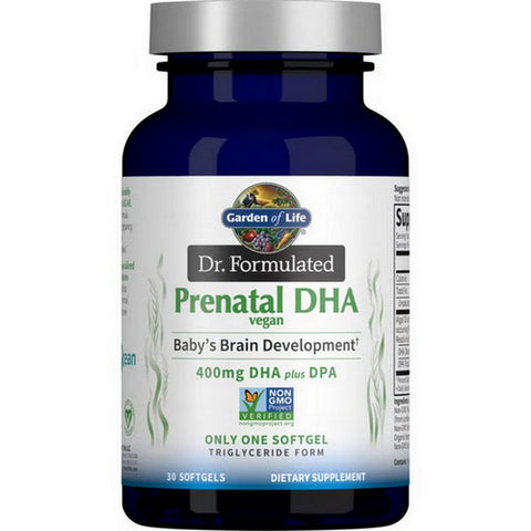 Garden of Life, Dr. Formulated Prenatal Vegan DHA, 30 Softgels