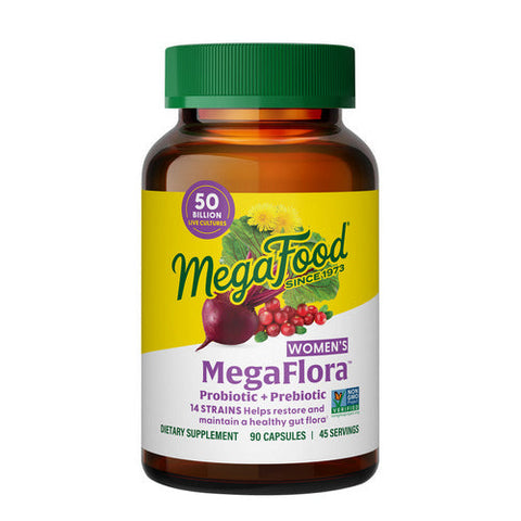 MegaFood, MegaFlora Women's Probiotic, 90 Caps MegaFood