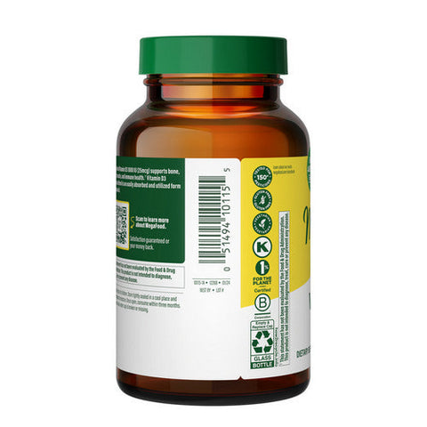 MegaFood, Vitamin D3, 1000 IU, 90 Tabs MegaFood