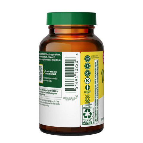 MegaFood, Vitamin D3, 2000 IU, 30 Tabs MegaFood