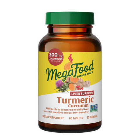 MegaFood, Turmeric Curcumin Extra Strength Liver, 60 Tabs MegaFood