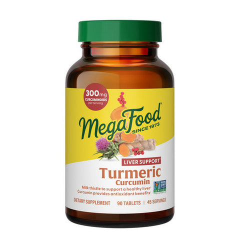 MegaFood, Turmeric Curcumin Extra Strength Liver, 90 Tabs MegaFood