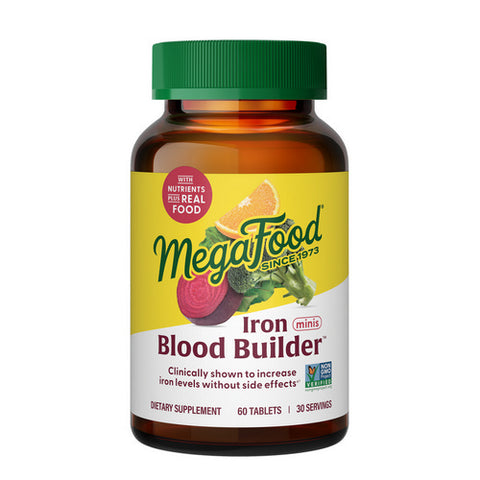 MegaFood, Blood Builder Iron Minis, 60 Tabs