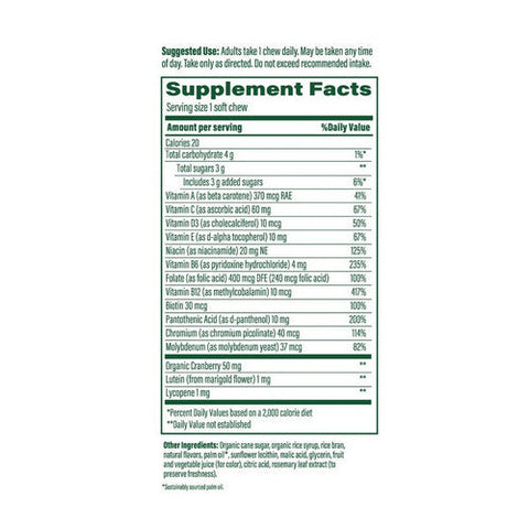 MegaFood, Women'S One Daily Multivitamin Mixed Berry Flavor, 30 Soft Chews MegaFood