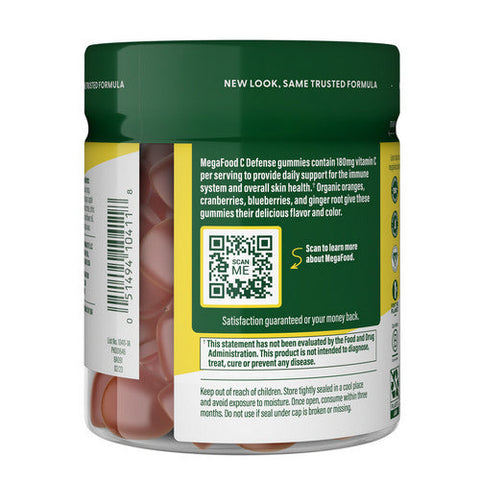 MegaFood, C Defense, Tangy Citrus, 70 Gummies MegaFood