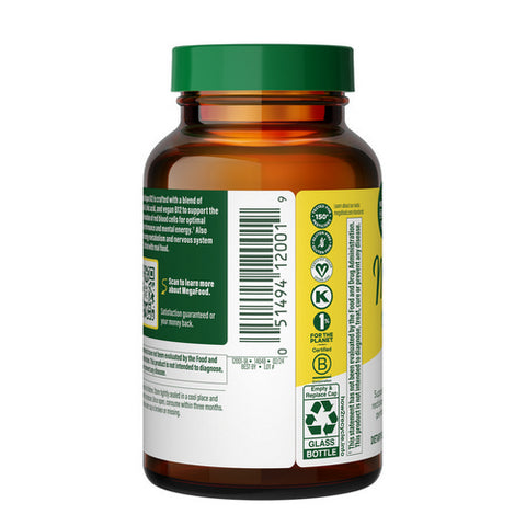 MegaFood, Vegan B12, 30 Tabs
