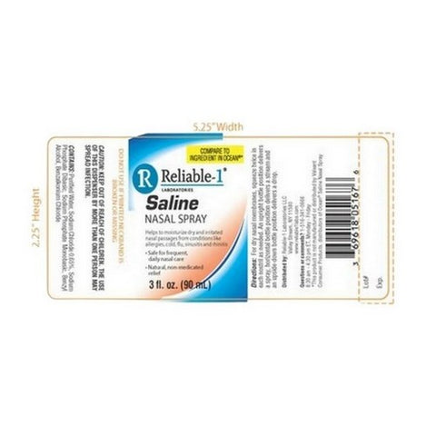 Boroleum, Nasal Saline Spray, 3 Oz