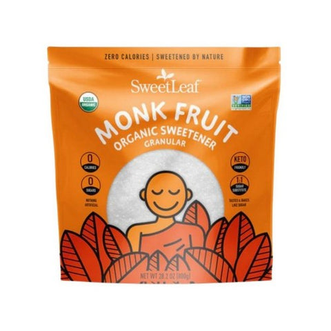 Sweetleaf Stevia, Organic Monk Fruit Powder Sweetener, 240 Grams