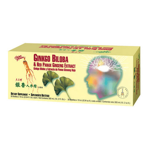 Prince Of Peace, Ginkgo Biloba And Red Panax Ginseng Extract, 30x10cc
