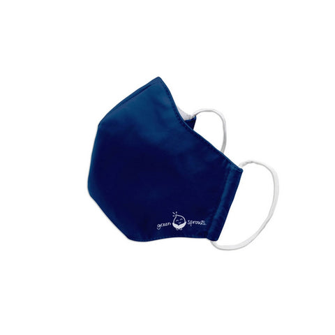 Green Sprouts, Reusable Face Mask Adult Medium Navy, 1 Count