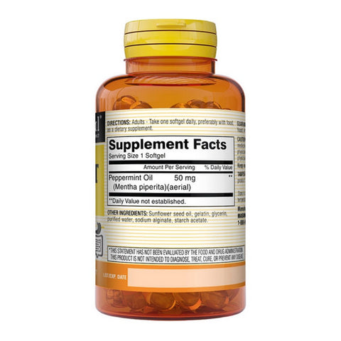 Mason, Peppermint Oil, 50 mg 90 Softgel