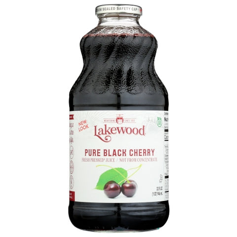 Juice Blk Cherry Pure Case of 6 X 32 Oz by Lakewood Organic