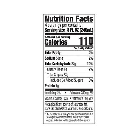 Rw Knudsen Family, Organic Orange Carrot Juice, Case of 6 X 32 Oz Rw Knudsen Family
