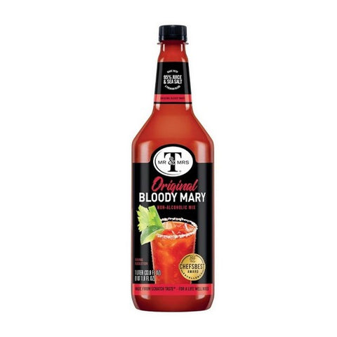 Mr & Mrs T, Original Bloody Mary Mix, Case of 6 X 33.8 Oz