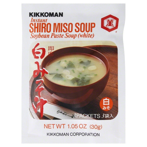 Kikkoman, Instant Shiro White Miso Soup, 1.05 Oz