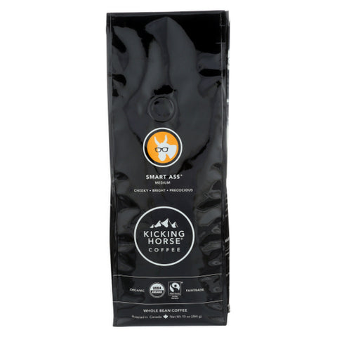 Kicking Horse, Coffee  Whole Bean  Smart Ass, 10 Oz(Case Of 6)