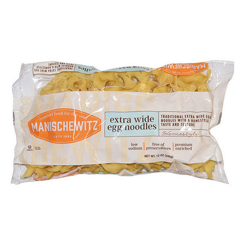 Manischewitz, Extra Wide Egg Noodles, 12 Oz(Case Of 12)
