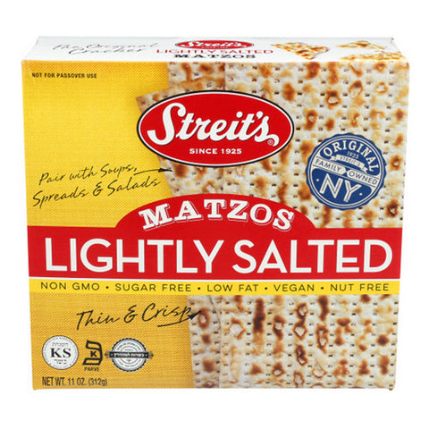 Streits, Matzos Lightly Salted, 11 Oz(Case Of 12)
