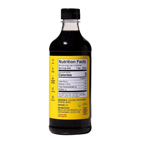 Bragg, Liquid Aminos Soy Protein Seasoning, 32 Oz(Case Of 12) Bragg