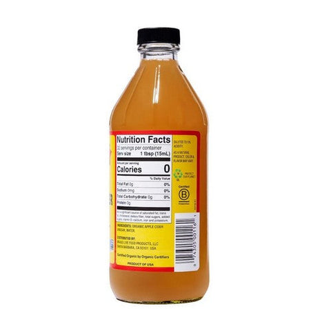Bragg, Raw Unfiltered Apple Cider Vinegar, 16 Oz(Case Of 12) Bragg