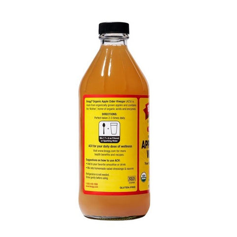 Bragg, Raw Unfiltered Apple Cider Vinegar, 16 Oz(Case Of 12) Bragg